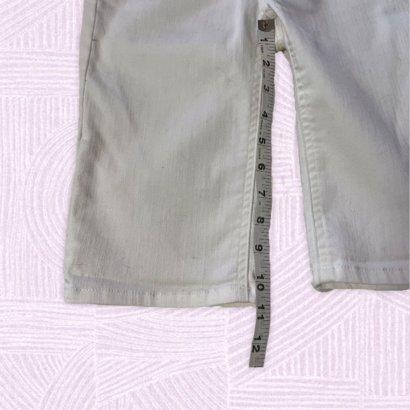 Justice White Denim Shorts - Size 14 Slim - Picture 4 of 9